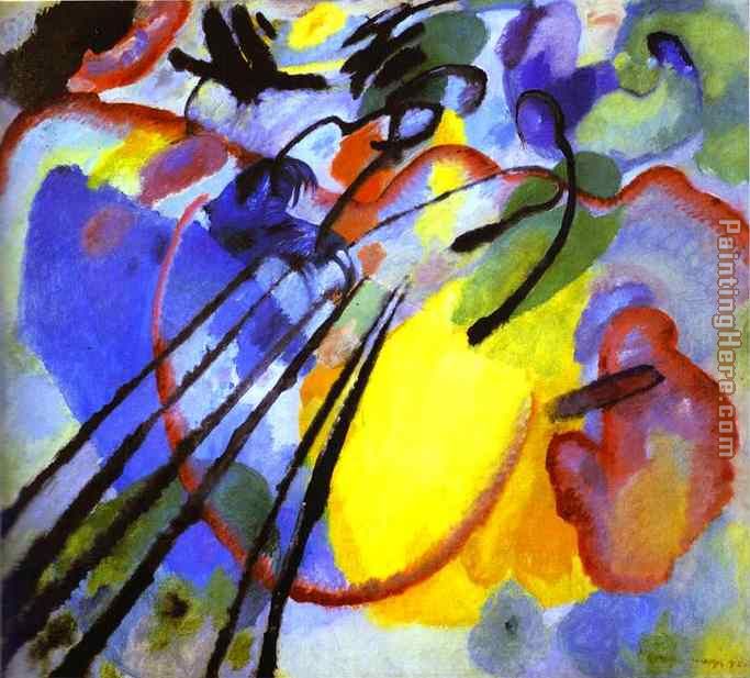 Improvisation painting - Wassily Kandinsky Improvisation art painting